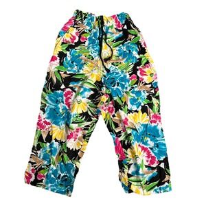Vintage Tropical Tiki Pants Women's Size Small 9/10 Jerry Leigh California USA